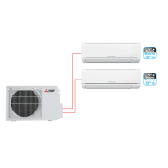 MITSUBISHI ELECTRIC MSZ-HJ25VA ER1 + MSZ-HJ35VA ER1 / MXZ-2HJ40VA ER1 мульти сплит-система